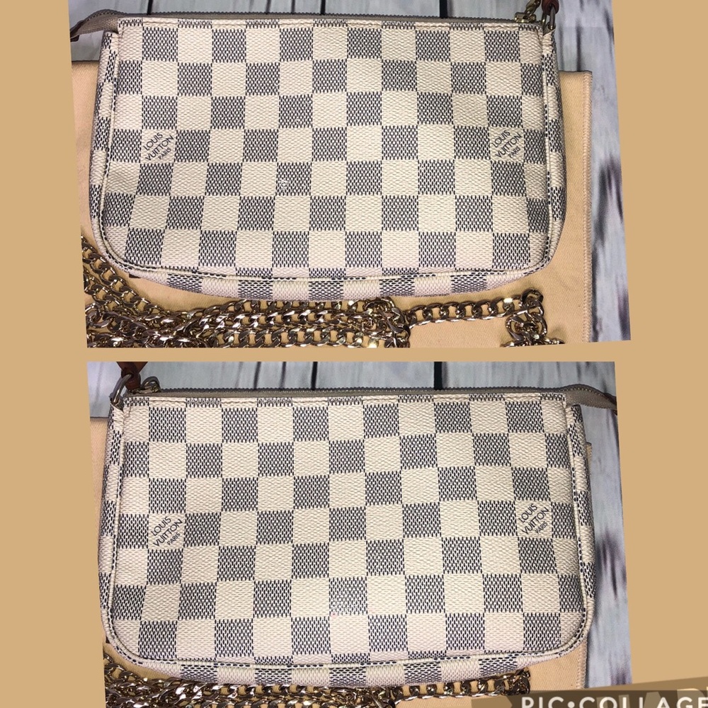 SOLD % AUTHENTIC LOUIS VUITTON POCHETTE - Picture 2 of 7